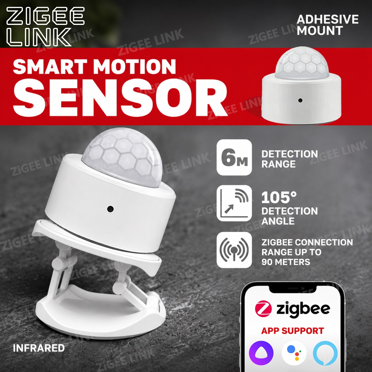 Zigbee PIR Motion Sensor Human - Home Improvement And Hardware 리뷰 및 가격