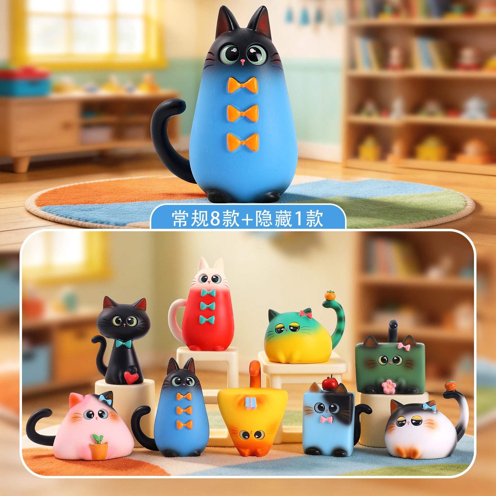 Blind Box Cat Figurine Resin C - Home Improvement And Hardware 리뷰 및 가격