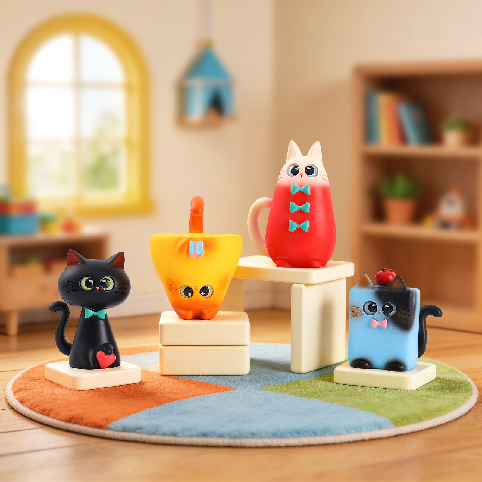 Blind Box Cat Figurine Resin C - Home Improvement And Hardware 리뷰 및 가격