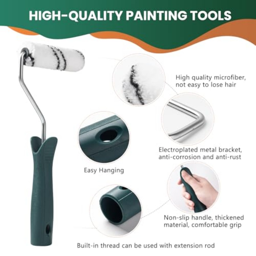 15 Pcs Small Roller, Tray, Tra - Home Improvement And Supply 리뷰 및 가격