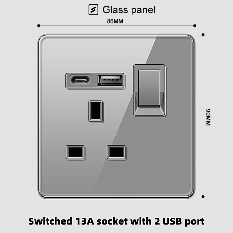ELEGAN UK Socket Grey 16A/20A/ - Home Improvement Uk 리뷰 및 가격