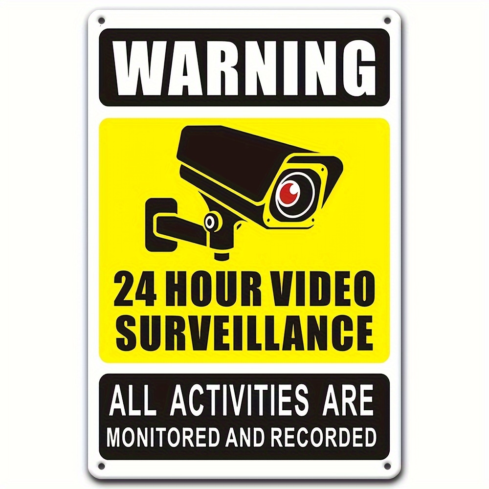 24/7 Video Surveillance Warnin - Home Improvement And Hardware 리뷰 및 가격
