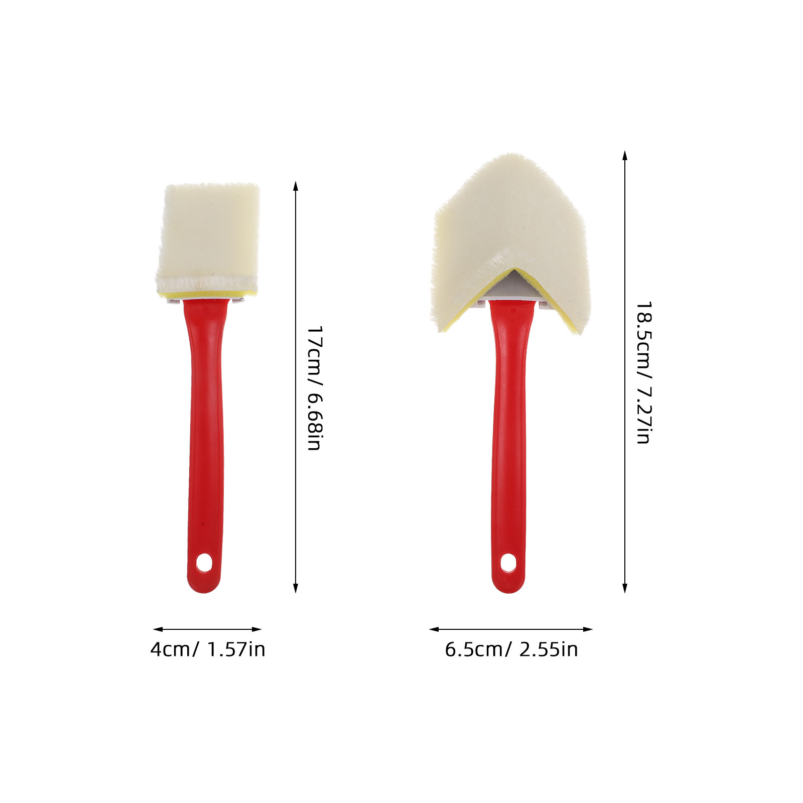 2Pcs Edge Paint Brush Triangul - Home Improvement And Supply 리뷰 및 가격