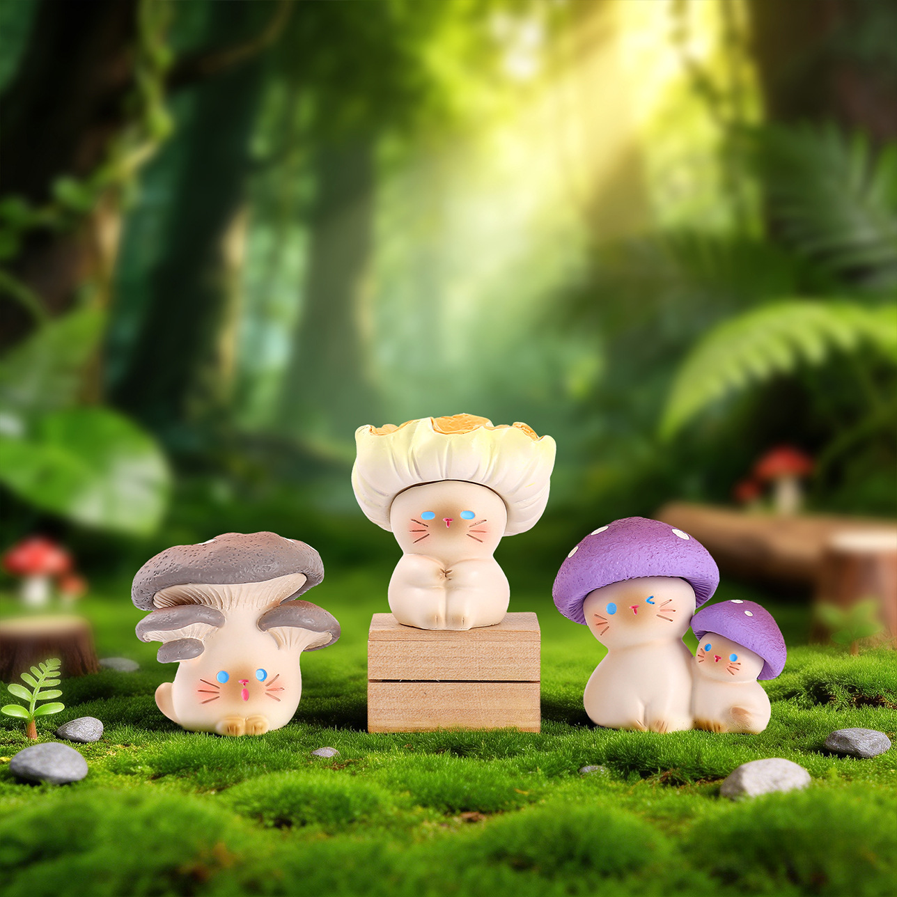 Mushroom Meow Blind Box Cute C - Home Improvement And Hardware 리뷰 및 가격