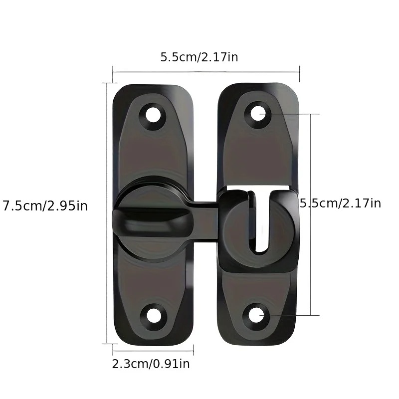 90/180 Degree Flip Door Lock A - Home Improvement And Services 리뷰 및 가격