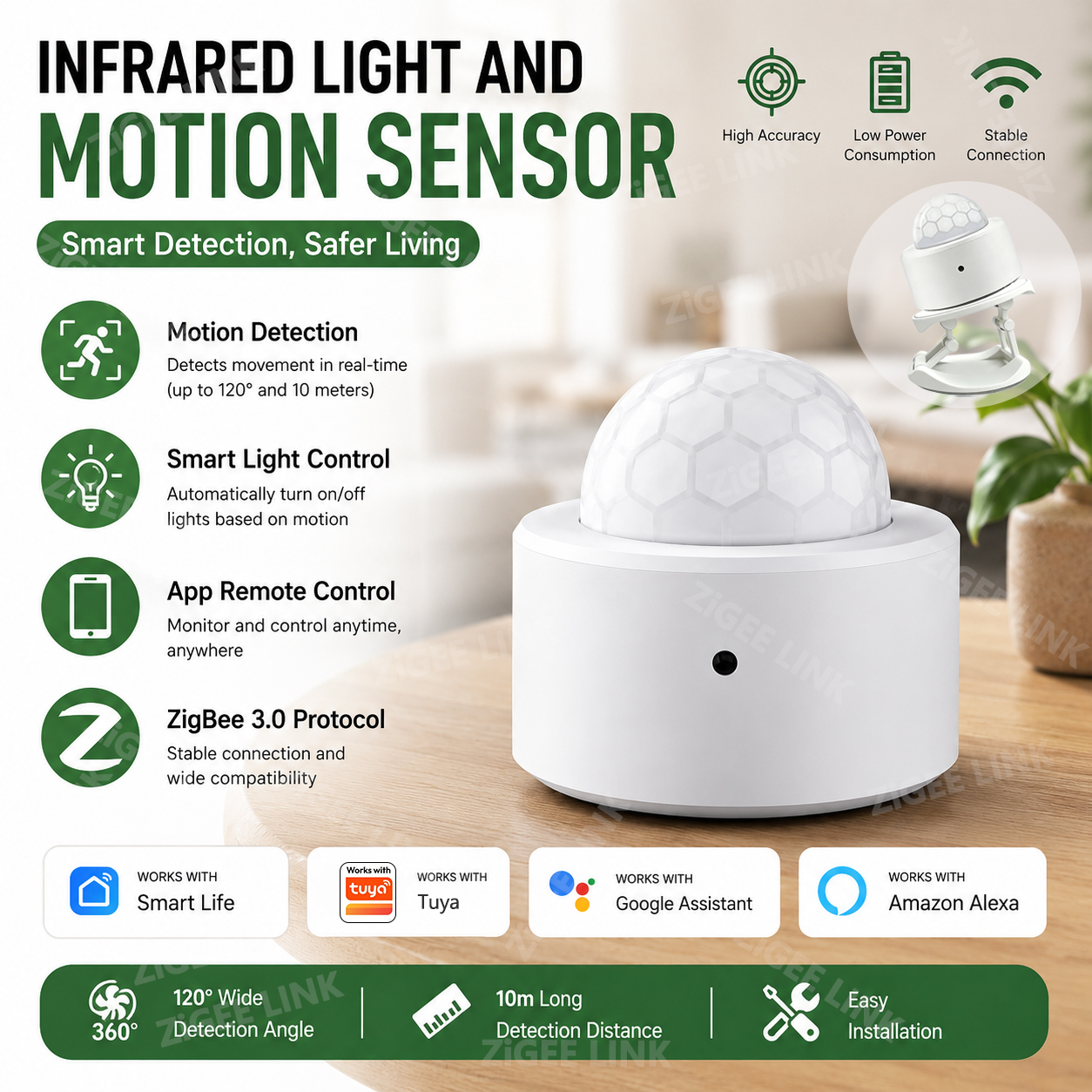 Zigbee3.0 Mini PIR Human Motio - Home Improvement And Hardware 리뷰 및 가격
