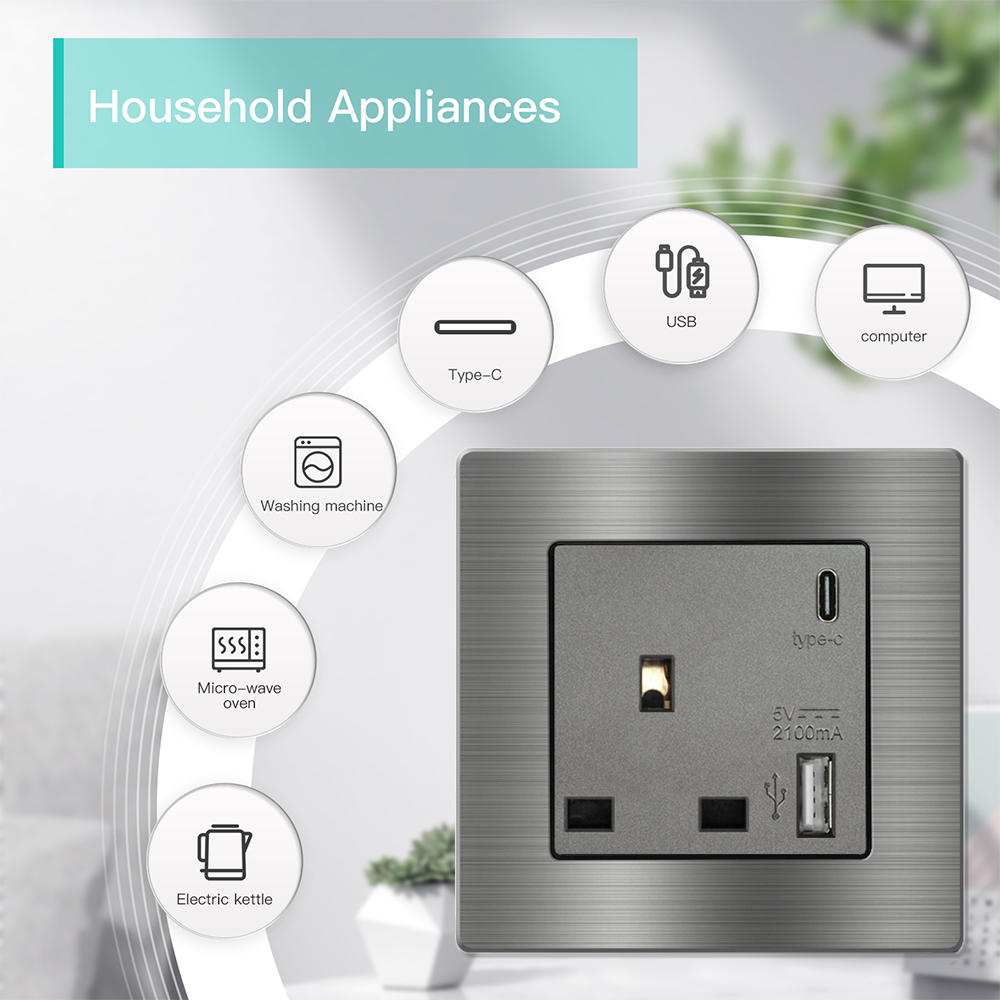 EIOMR UK Standard Wall Socket  - Home Improvement Uk 리뷰 및 가격